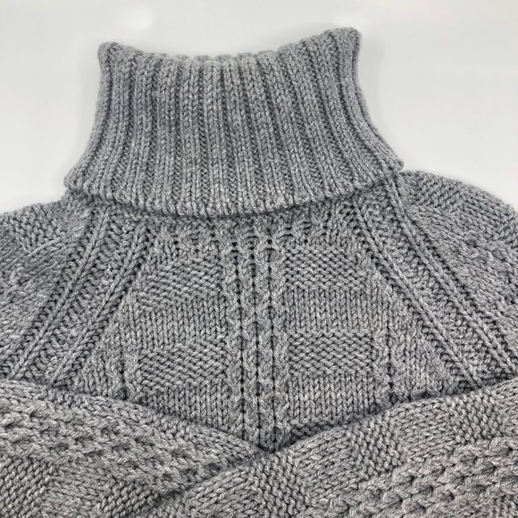 Barney's Merino Wool Chunky Turtleneck Sweater - Picture 9 of 10